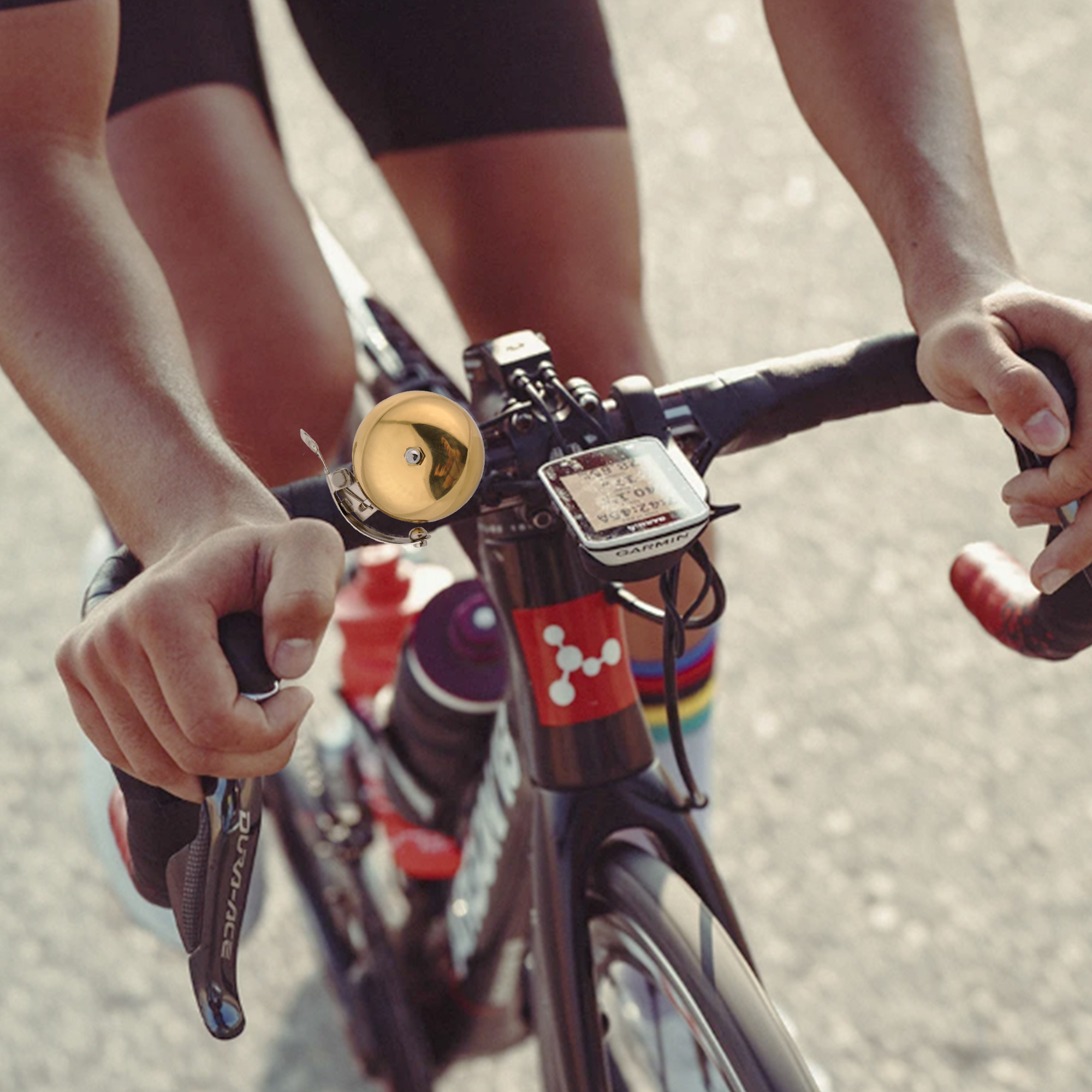 Brass Bike Bell, Kids Bell for Bike/Bicycle Loud & Clear Sound Bicycle Bell for Adults & Kids Classic Design, Easy Installation Fits Mountain, Road, Folding Bikes and Scooters - Image 6