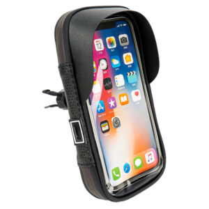 Phone Mount for Bike, Waterproof Bicycle Phone Holder Bag with Sun Visor, Touchscreen Phone Case Fits Up to 7 Inch Phones, Bike Frame Bag for Cycling Accessories