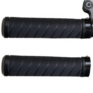 Bike Handlebar Grips – Non-Slip Bicycle Grips for Mountain Bike, BMX, Cruiser & Kids Bike – Comfortable Soft Rubber Cycling Handle Grips