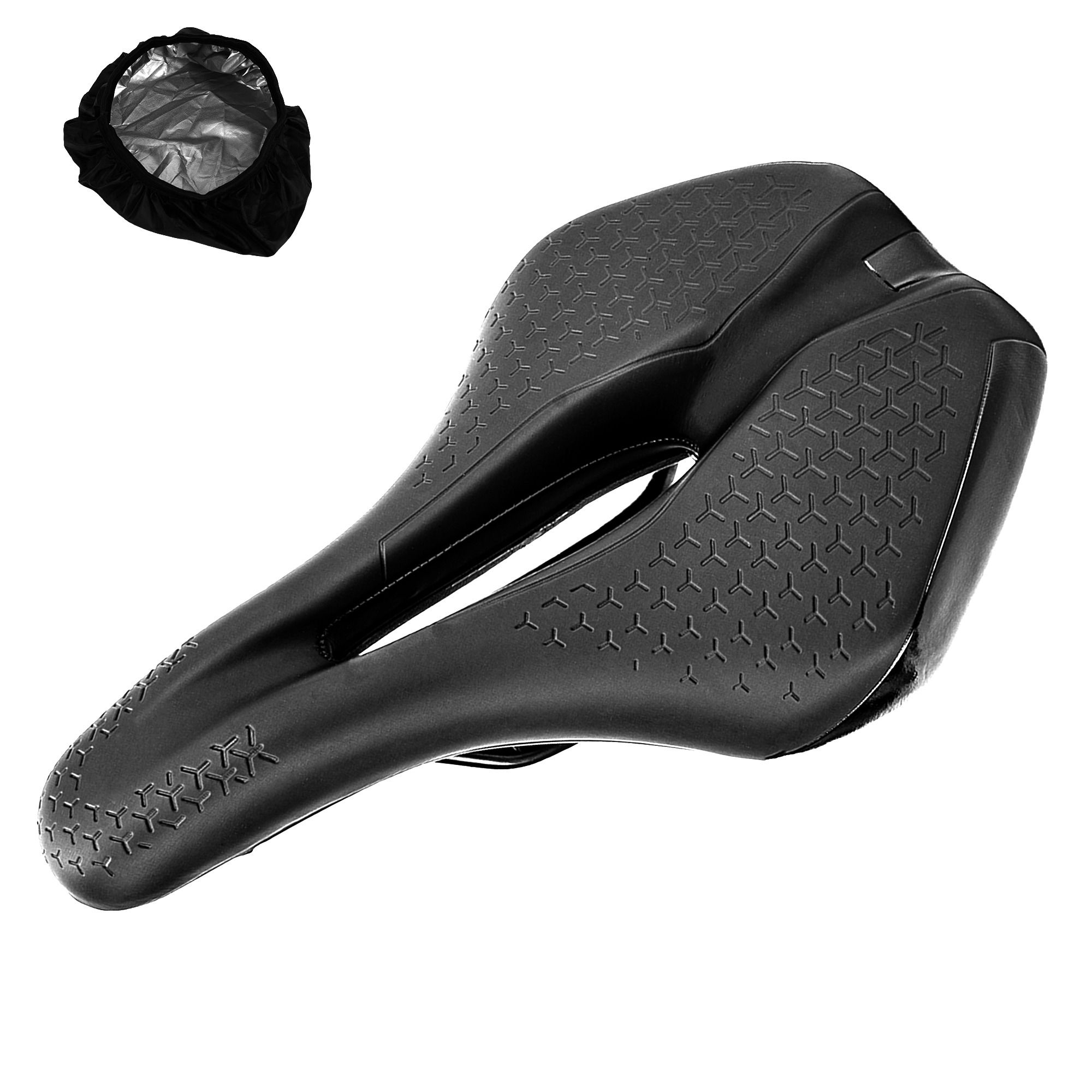 Mountain Bike Seat, Comfortable Bicycle Saddle for Men & Women, Ergonomic Hollow MTB Bike Seat with Padding, Shock Absorbing Road Bike Saddle, Compatible with E-Bike & Hybrid