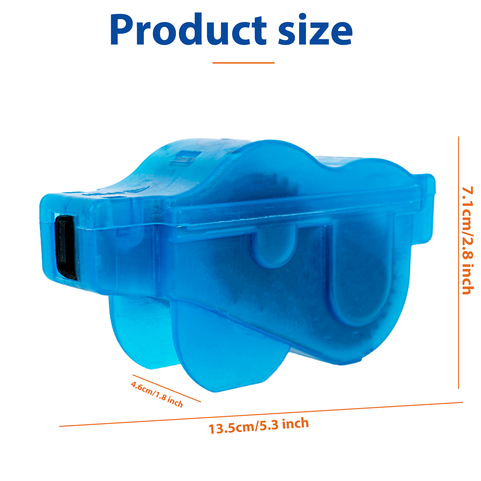 Chain Cleaner Bicycle, Bike Chain Cleaning Tool Kit with Scrubber Brushes and Gear Scraper, Easy Chain Maintenance for Road, Mountain, BMX, and Commuter Bikes - Image 4