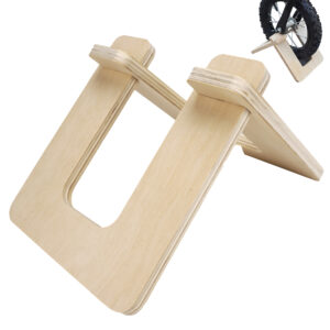Wooden Balance Bike Stand for Kids – Floor Display Rack for Toddler Balance Bikes – Portable Bicycle Holder Stand for Home and Garage Storage