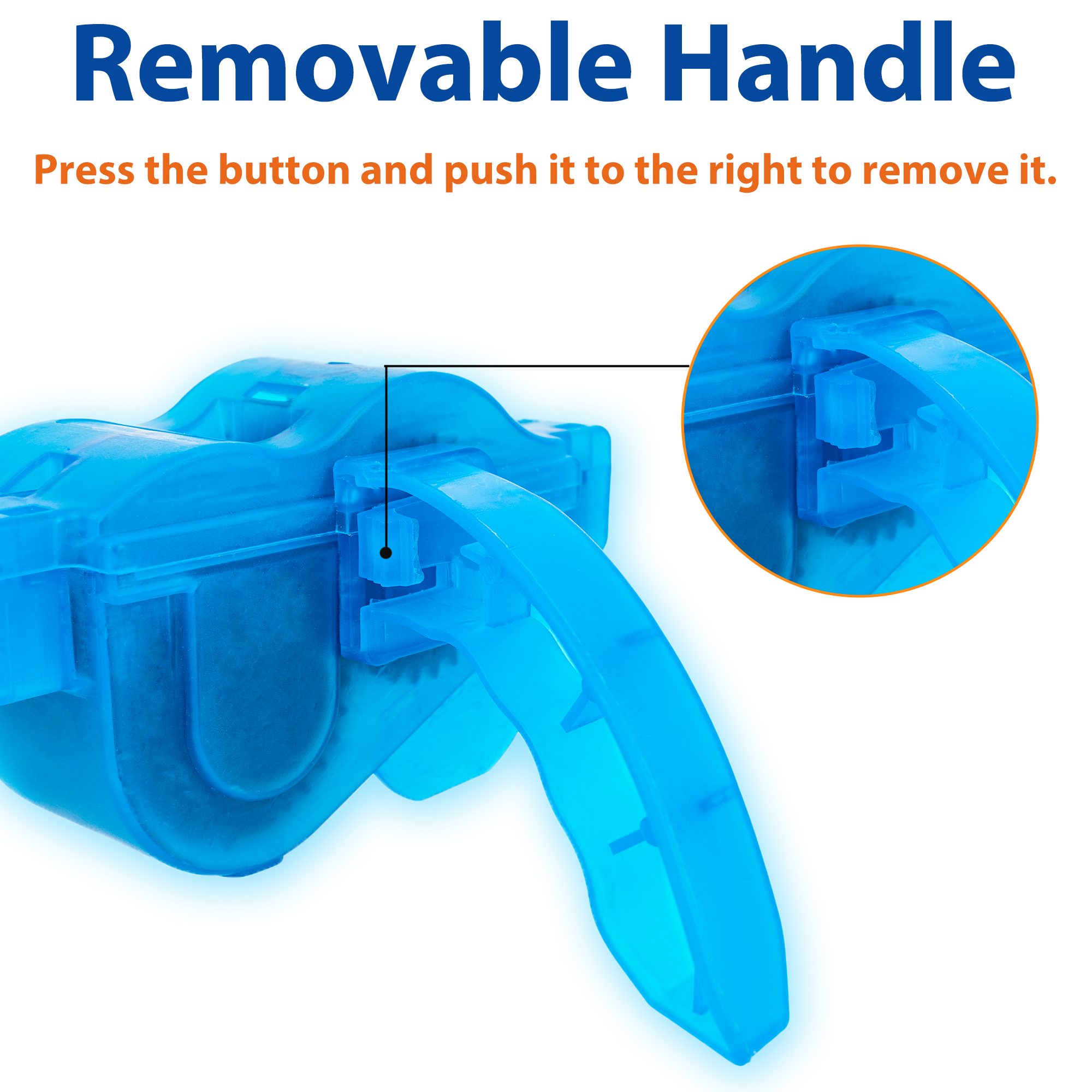 Chain Cleaner Bicycle, Bike Chain Cleaning Tool Kit with Scrubber Brushes and Gear Scraper, Easy Chain Maintenance for Road, Mountain, BMX, and Commuter Bikes - Image 3