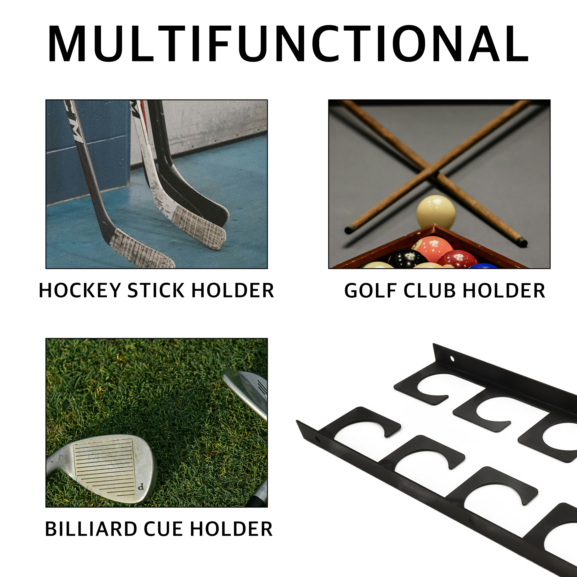 Fishing Rod Rack for Garage & Boat, Ceiling or Wall Mount Fishing Rod Holder, 5 Rod Capacity, Heavy Duty Fishing Pole Storage Organizer – Easy Installation - Image 4